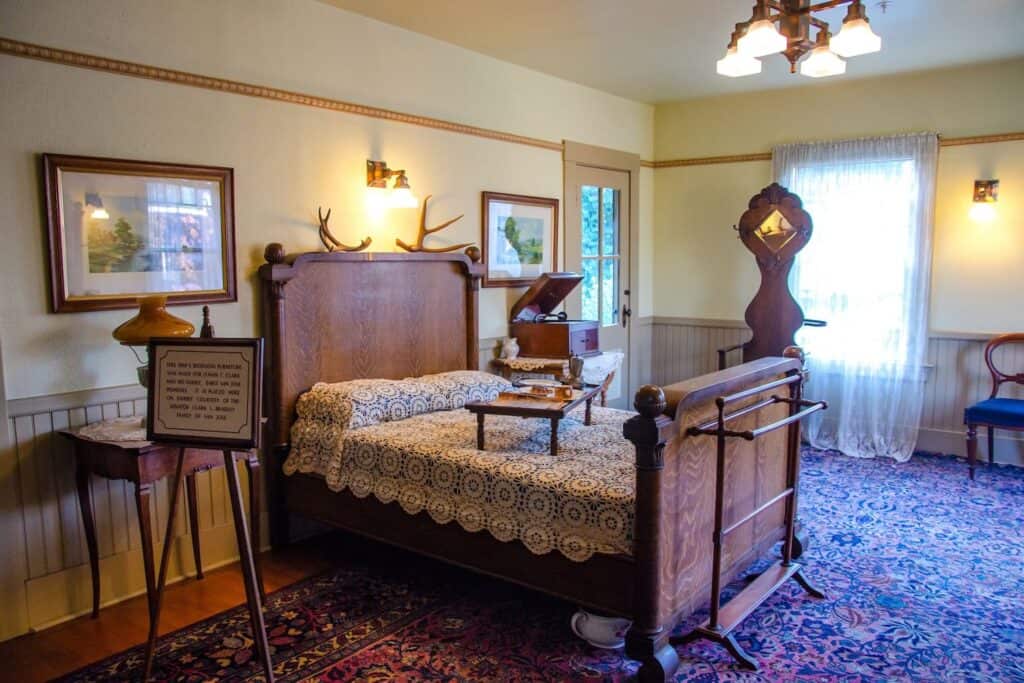 Bedroom at Winchester Mystery House